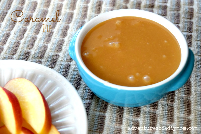 Easy Caramel Dip Recipe only three ingredients! Adventures of a DIY Mom