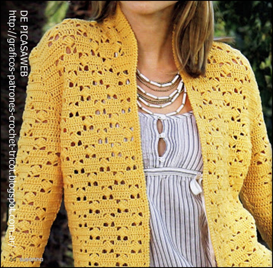 TEJIDOS A CROCHET GANCHILLO PATRONES crochet , CAMPERITA TEJIDA A