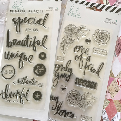 Heidi Swapp Magnolia Jane Clear Stamps - Only You - 313671