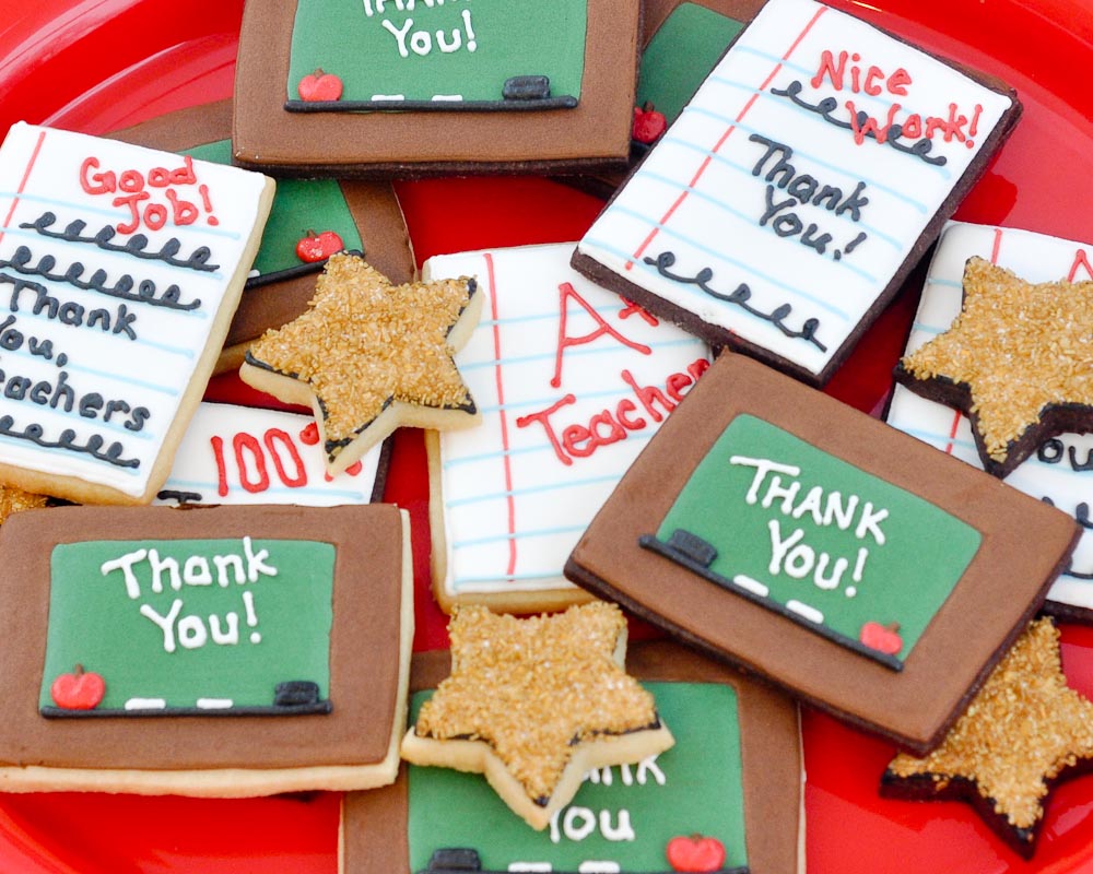 Beki Cook's Cake Blog Teacher Appreciation Cookies