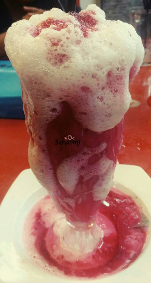 Sirap Bandung Lava Air Warna Pink