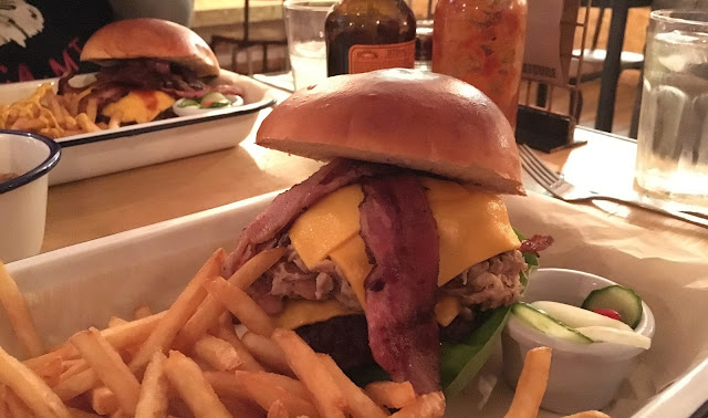 Smokey and the bandit burger at Meatcure in Leicester 