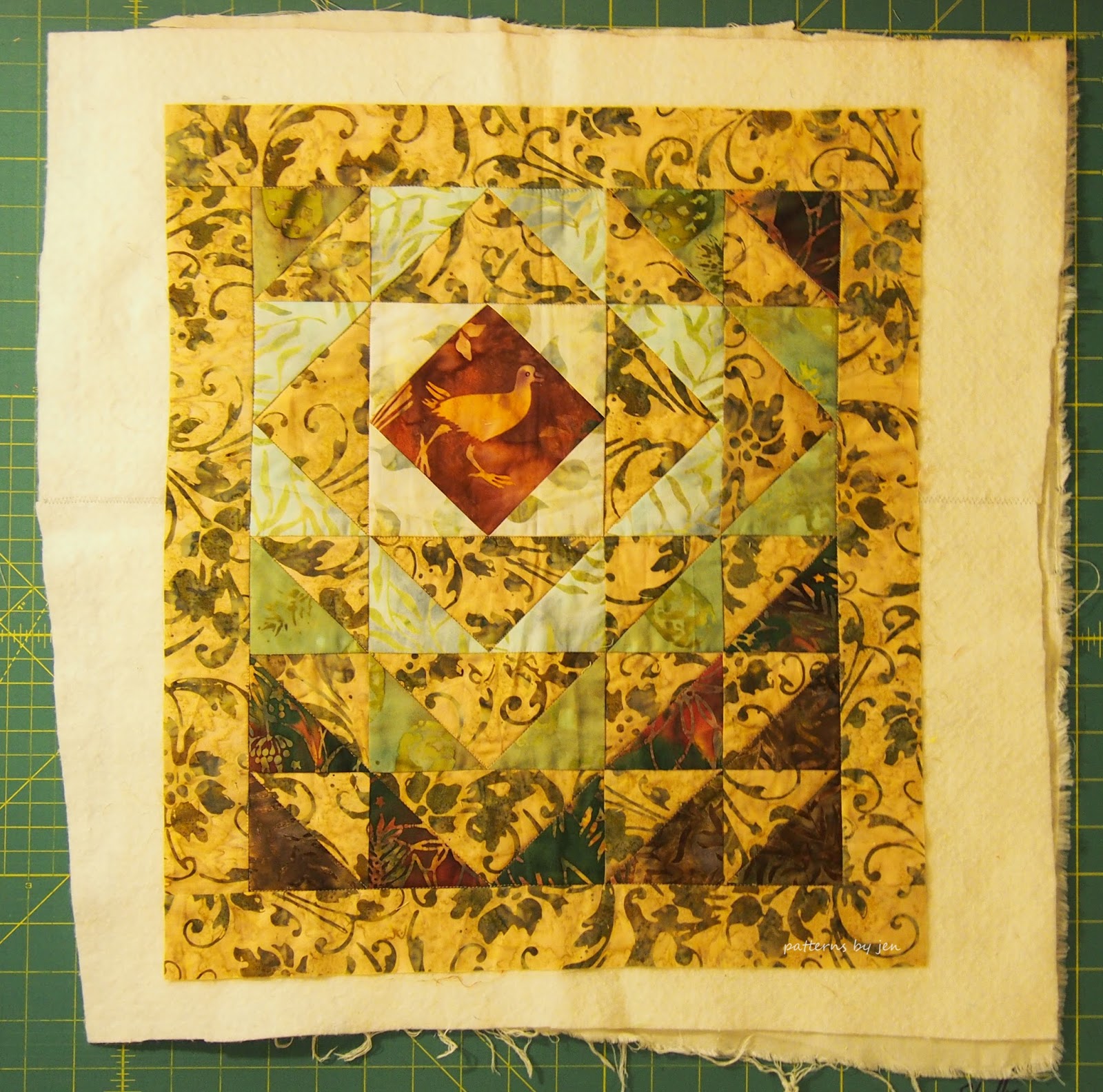 Patterns By Jen Beginners Unite! Hand stitching the binding