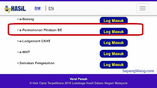 Pindaan e-filing LHDN Pindaan e-filing LHDN