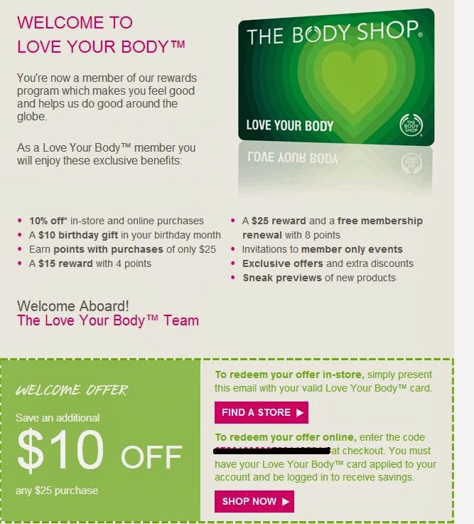 How To Use Body Shop Membership Card Online Shop Poin