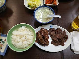 牛タン一福の牛タン定食1.5人前 ¥2,000 牛タン一福 牛タン定食1.5人前