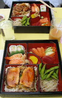 Two Japanese lunch boxes