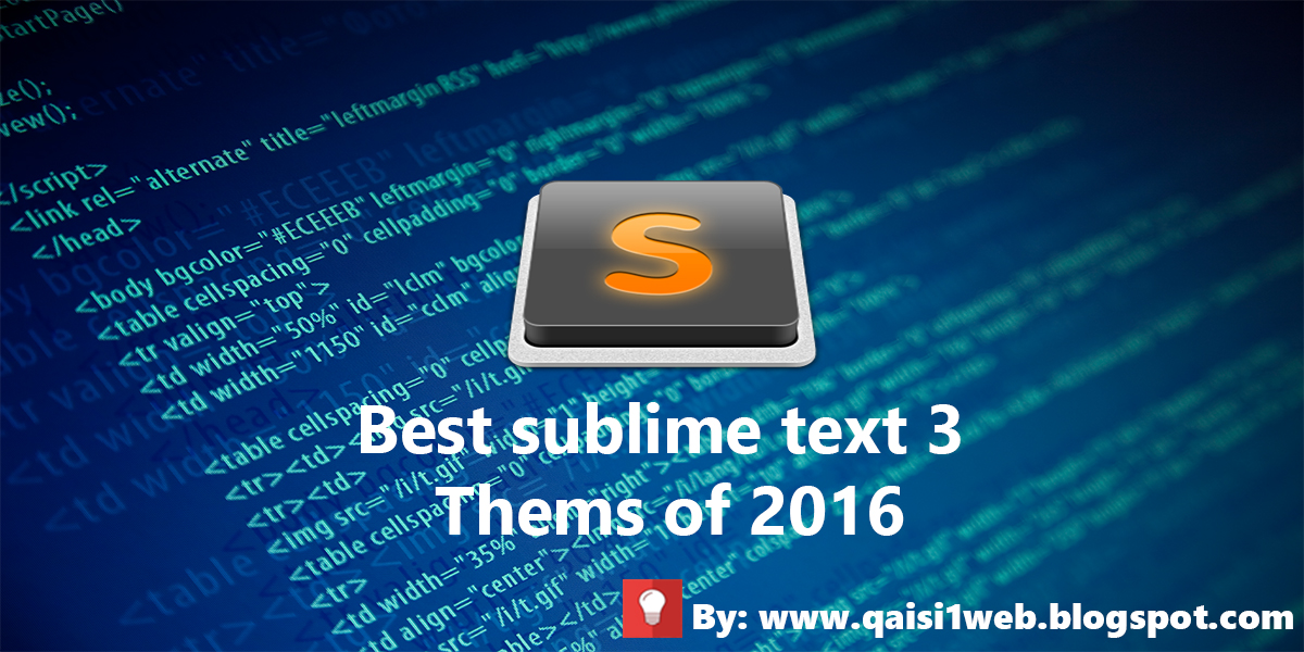 أفضل محرر اكواد برمجية - Sublime Text 3