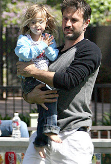 Actor David Arquette and his daughter Coco