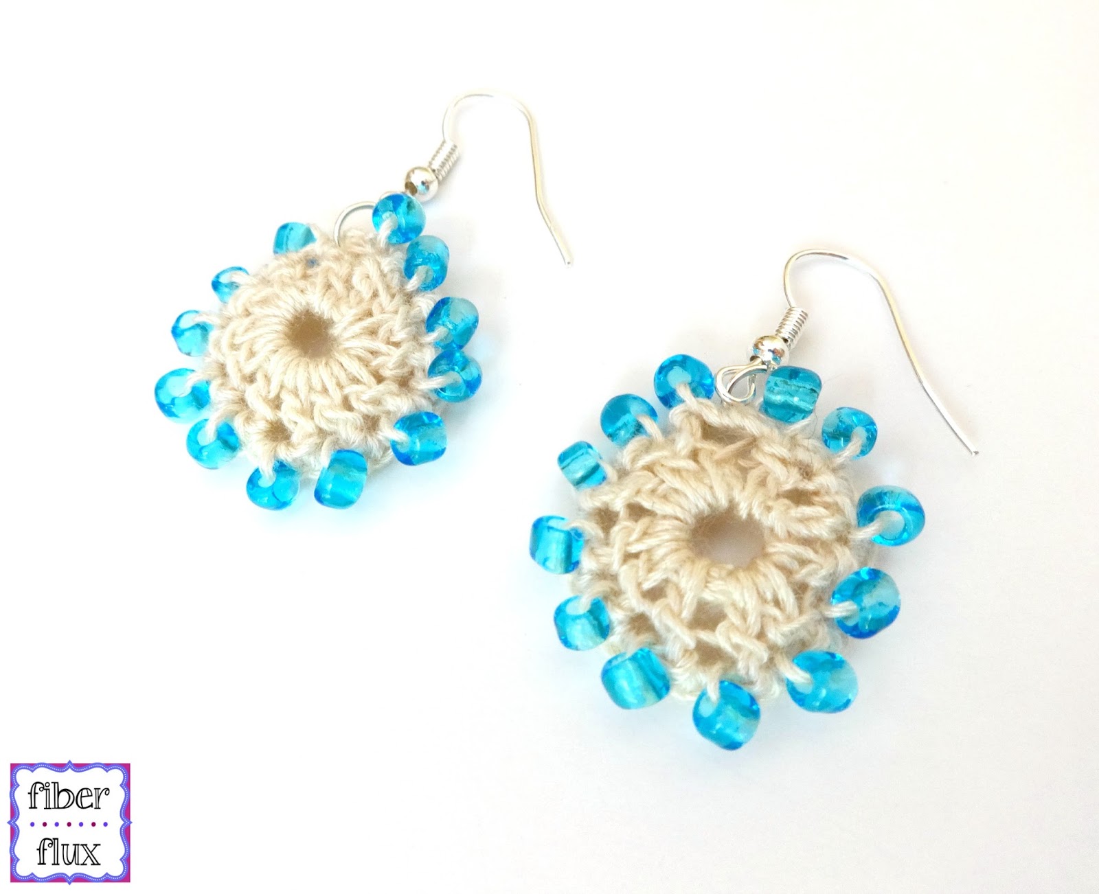 Fiber Flux Free Crochet Pattern Beach Wedding Earrings Beach Wedding Earrings