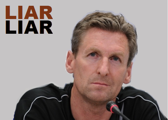 Trust me, I'm a football coach Francky Dury Liar Liar