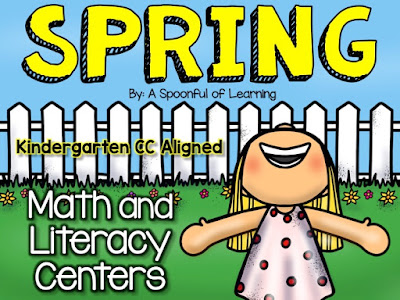 Spring Math and Literacy Centers