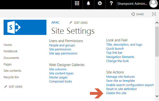 Sharepoint Online Delete A Subsite Using Powershell Sharepoint Diary