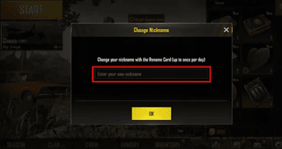 Cara Membuat Nickname Keren PUBG Mobile Cara Membuat Nickname Keren PUBG Mobile