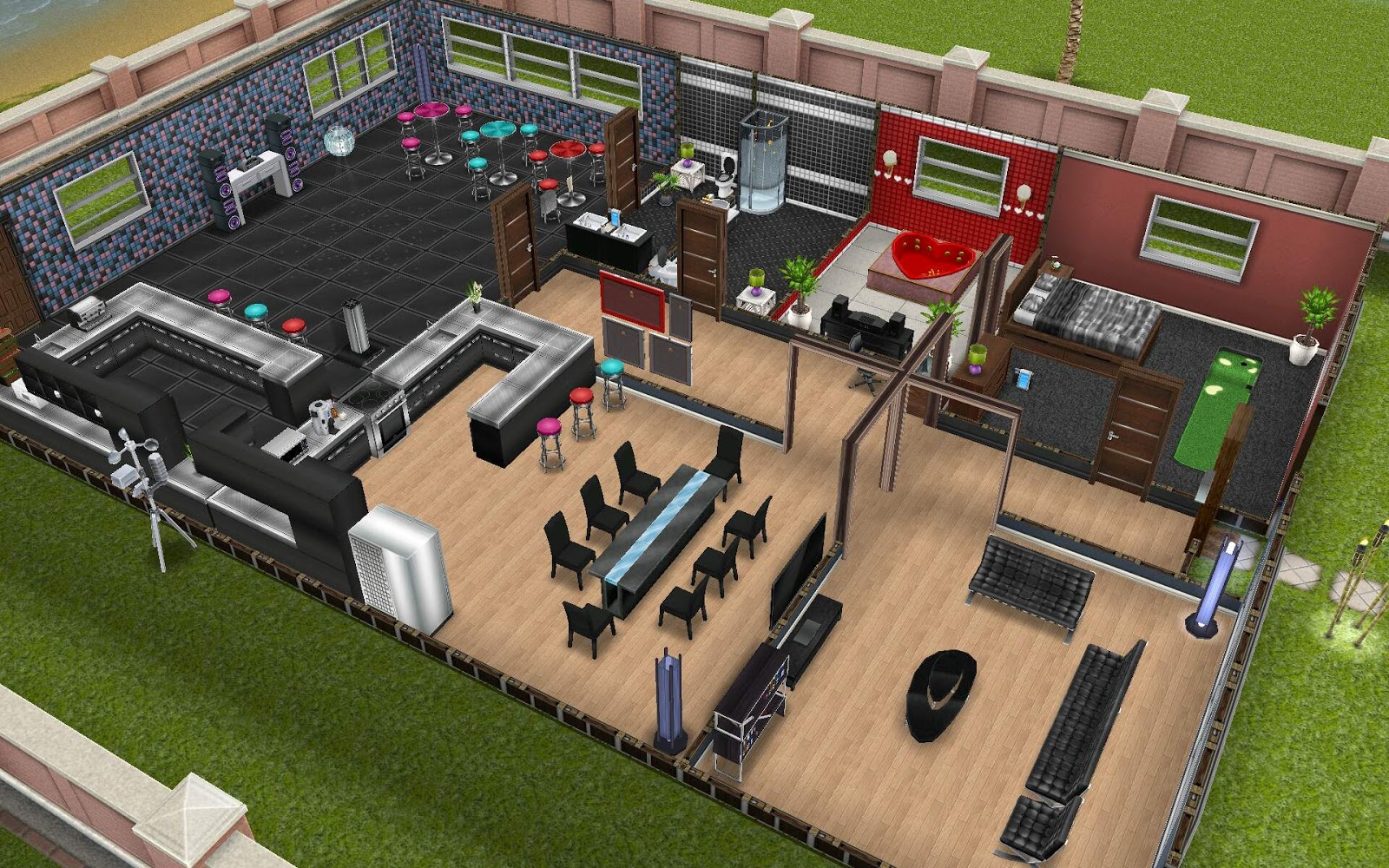 Sims Freeplay Housing The Club House