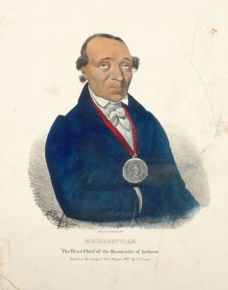 History Center Notes & Queries Chief Richardville's Portraits An