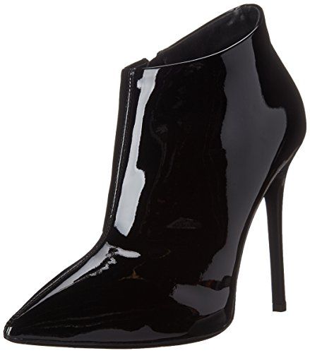 Patent stiletto heel booties from Giuseppe Zanotti