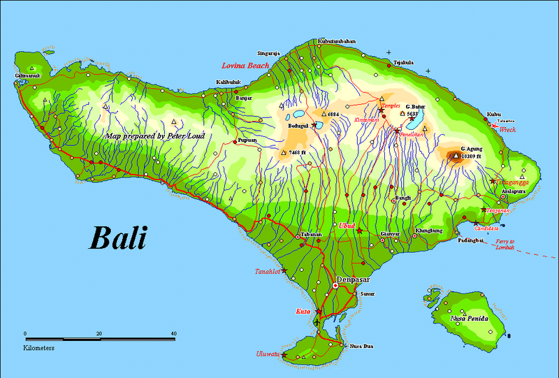 21+ Gambar Peta Pulau Bali, Percantik Hunian!
