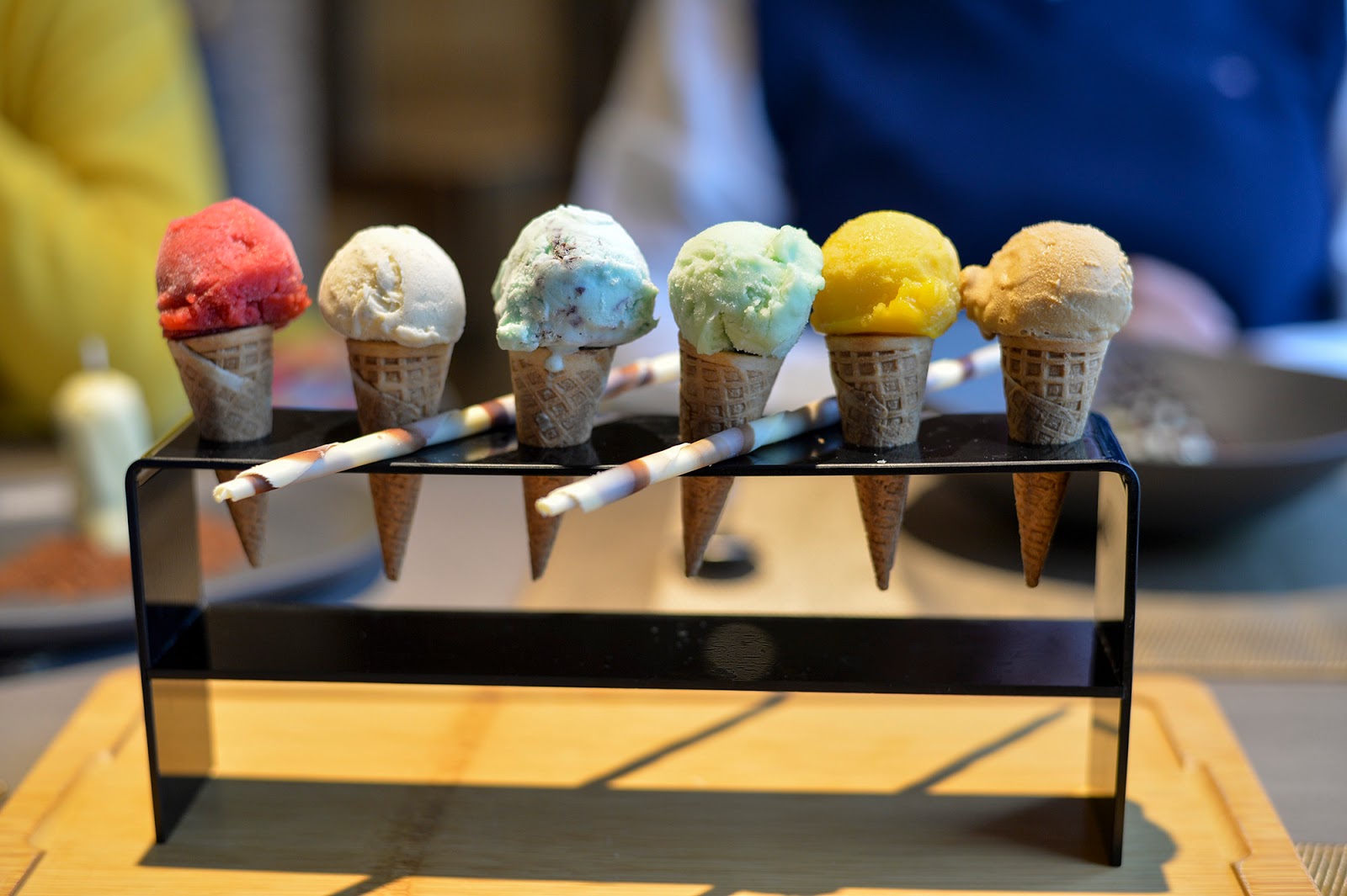 nimu azotea rooftop restaurant leon menu dessert assorted ice-cream helados 