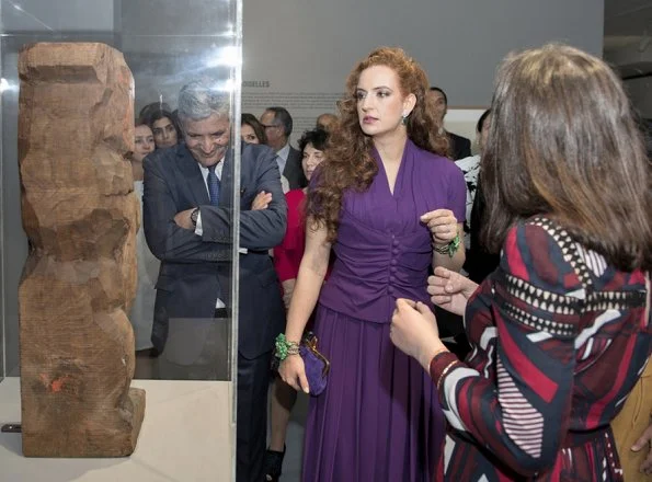 Princess Lalla Salma of Morocco attended opening of 'Face à Picasso' exhibition at the Mohammed VI Museum in Rabat.