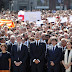 King Felipe leads a minute's silence as Barcelona stands to remember those killed along Las Ramblas before chanting 'We are not afraid'