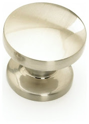 cabinet shaker knob pulls cabinets knobs inch hardware kitchen northport styles bin nickel diameter satin doors pull drawer drawers cabinetparts