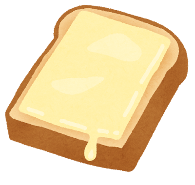 チーズトーストのイラスト