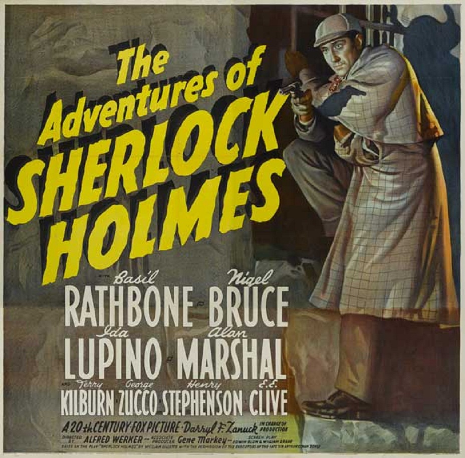 the-adventures-of-sherlock-holmes-movie-poster-1939-1020522438 10 curiosidades sobre As Aventuras de Sherlock Holmes, filme de 1939