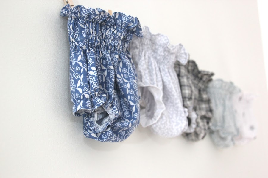 DIY Tutorial y patrones gratis BRAGUITAS CUBRE-PAÑAL para niño y para niña