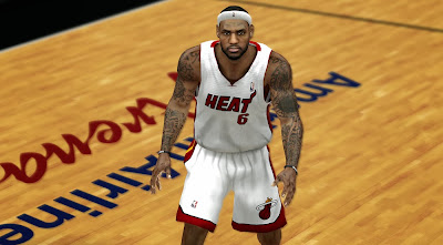 NBA2K14 LeBron James Cyberface + Tattoos Patch