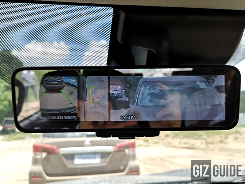 Front view camera, blindspot camera and rear view camera