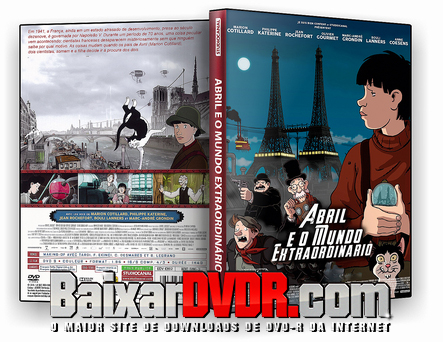 Abril e o Mundo Extraordinário (2017) DVD-R Autorado Abril e o Mundo Extraordinário (2017) DVD-R Autorado