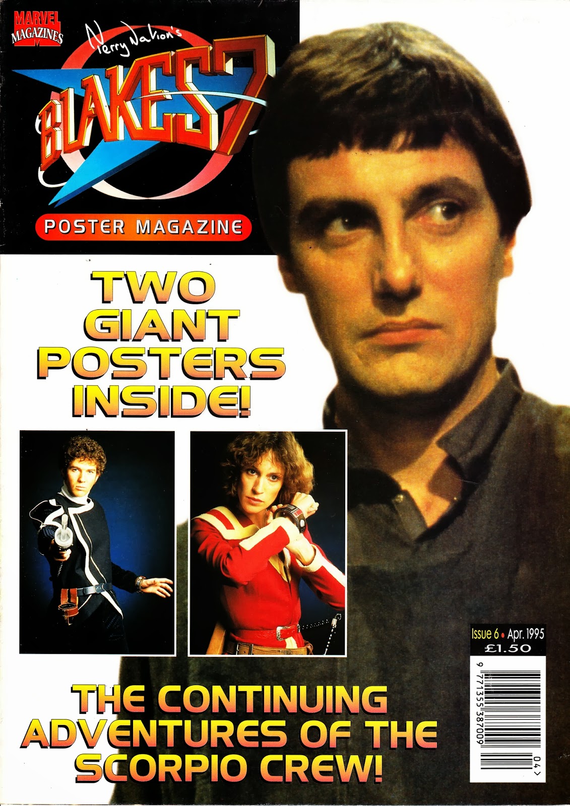 STARLOGGED - GEEK MEDIA AGAIN: 1995: BLAKE'S SEVEN POSTER MAGAZINE ...
