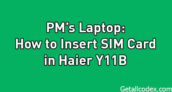 Y11B HAIER TREIBER WINDOWS XP