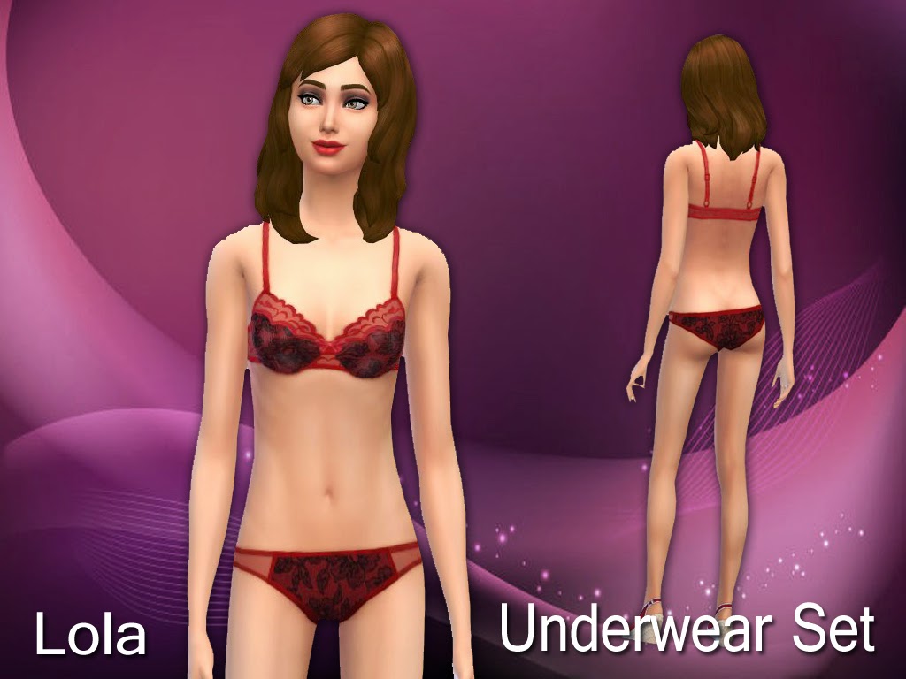 Underwear Set for Sims 4.