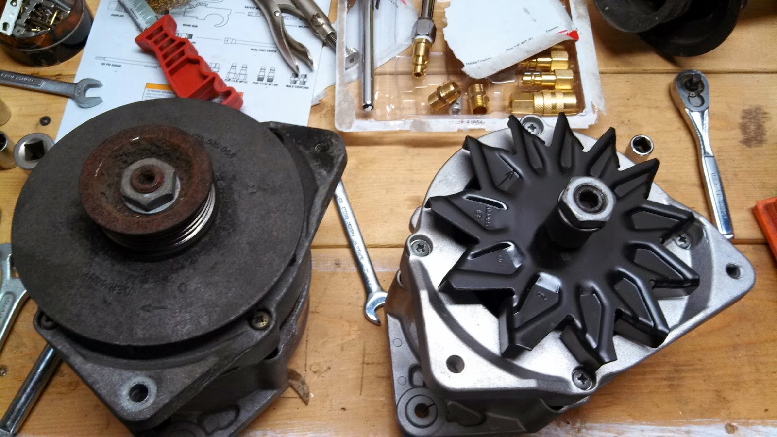 Stuff we do... Replacing a 1983 Porsche 944 alternator