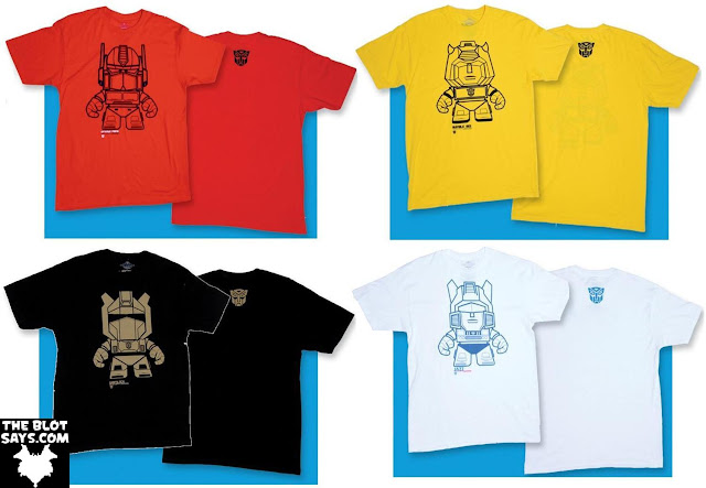 The Loyal Subjects x Transformers T-Shirt Collection Series 1 - Optimus Prime, Bumblebee, Grimlock & Jazz