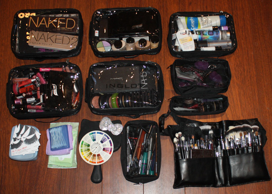 TINAMARIEONLINE: How to Pack Like a Makeup Artist [Makeup