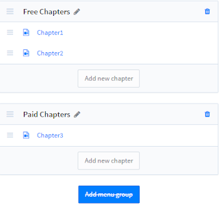 All Menu Chapers