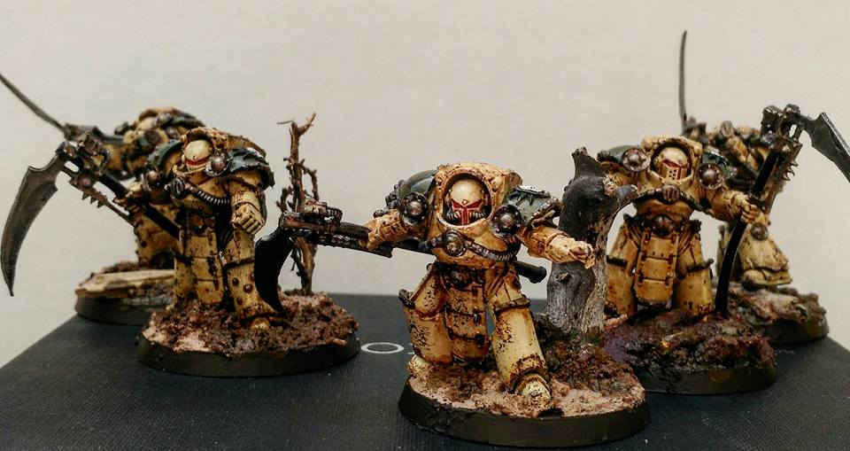 Grave Warden and Deathshroud Squads. 