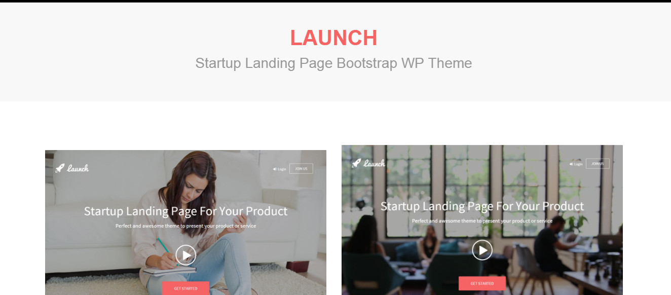 Launch Launch: app store WordPress theme