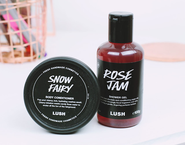 Lush Snow Fairy Body Conditioner Rose Jam Shower Gel
