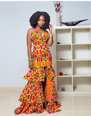 ✘ 39 Latest African Kente Styles Attires For Wedding Parties with its quality traced back to the Republic of Ghana ✘ 39 Latest African Kente Styles Attires For Wedding Parties