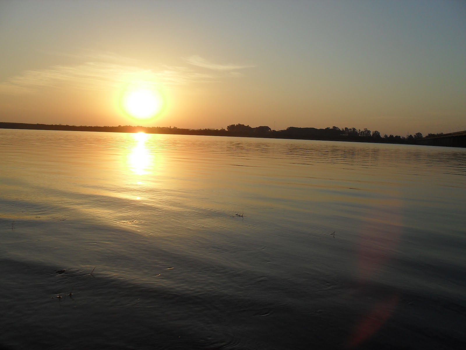 Ação pelo Rio Uruguai: Pôr do Sol no Rio Uruguai