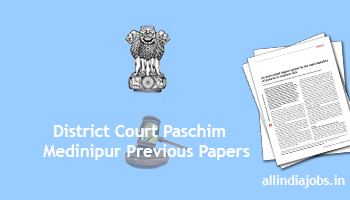 district court paschim medinipur group d previous papers pdf