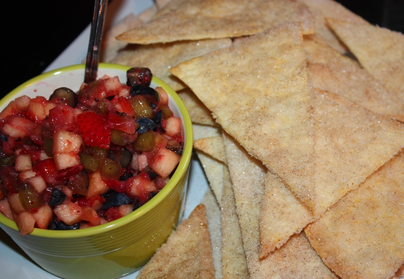 Christy Robbins Fruit Salsa and Cinnamon Sugar Tortilla Chips