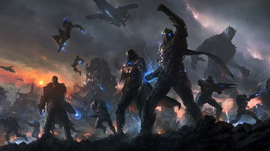 Fantasy, Sci-Fi, Soldiers, Army, 4K, #4.604