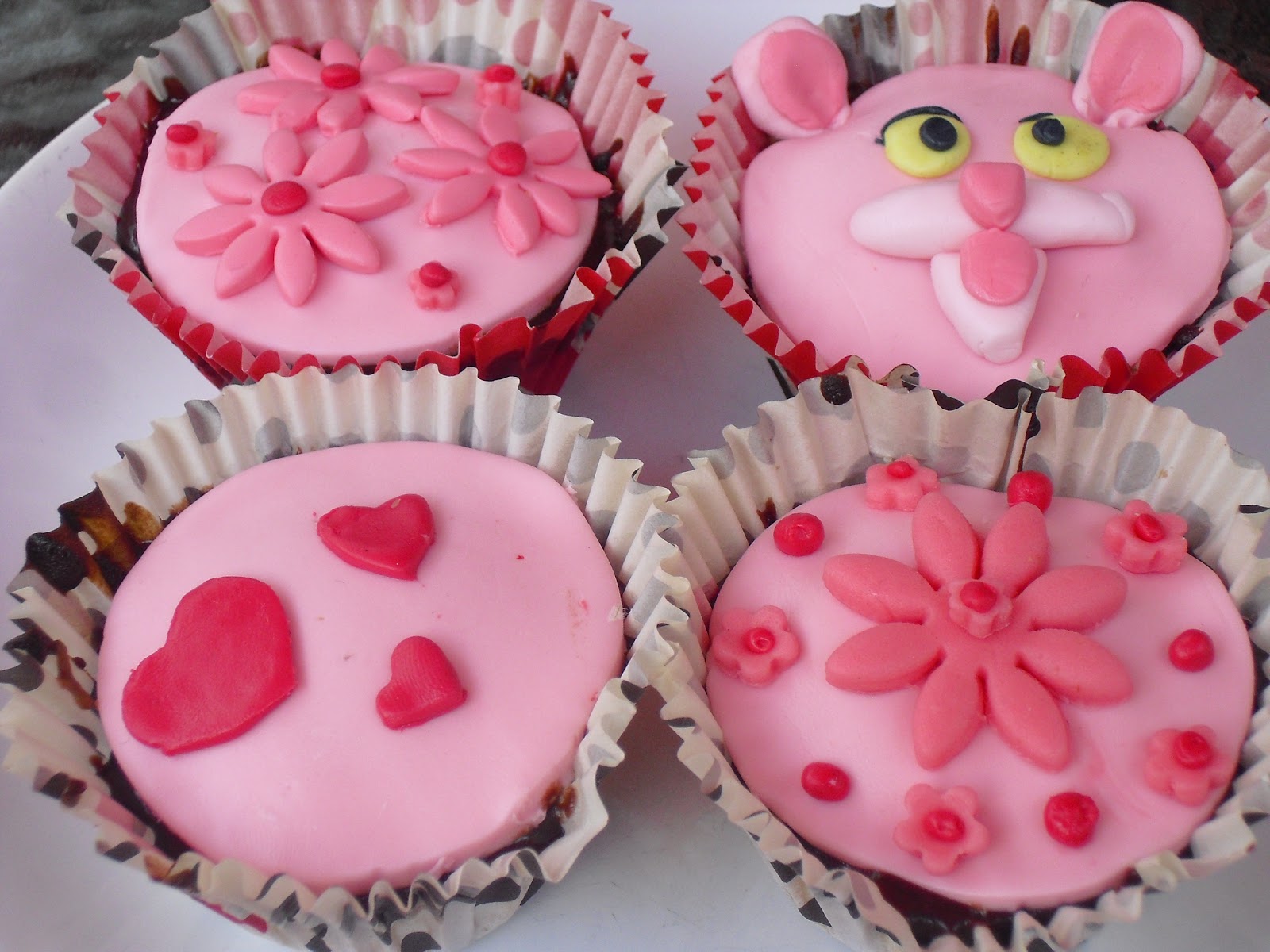 Cupcakes en rosa