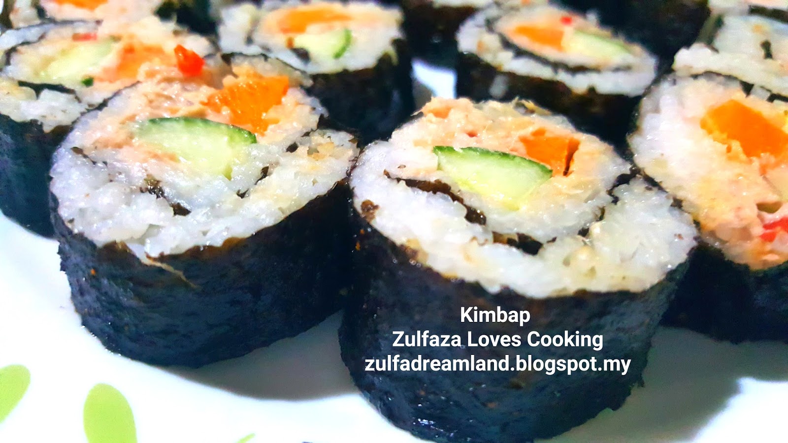 ZULFAZA LOVES COOKING Kimbap tuna mayonis