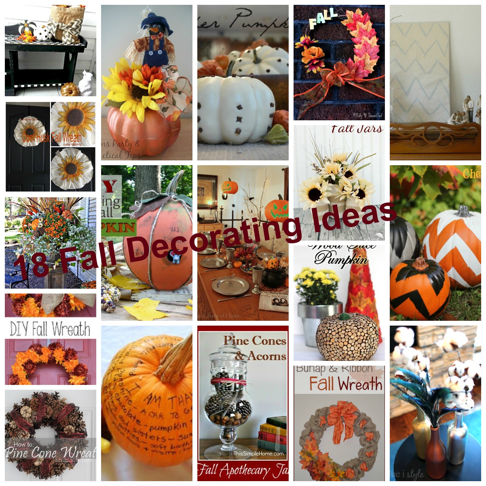 18 Fall Decorating Ideas - Kathe With An E